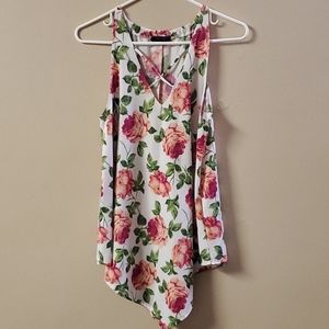 White patterned tank